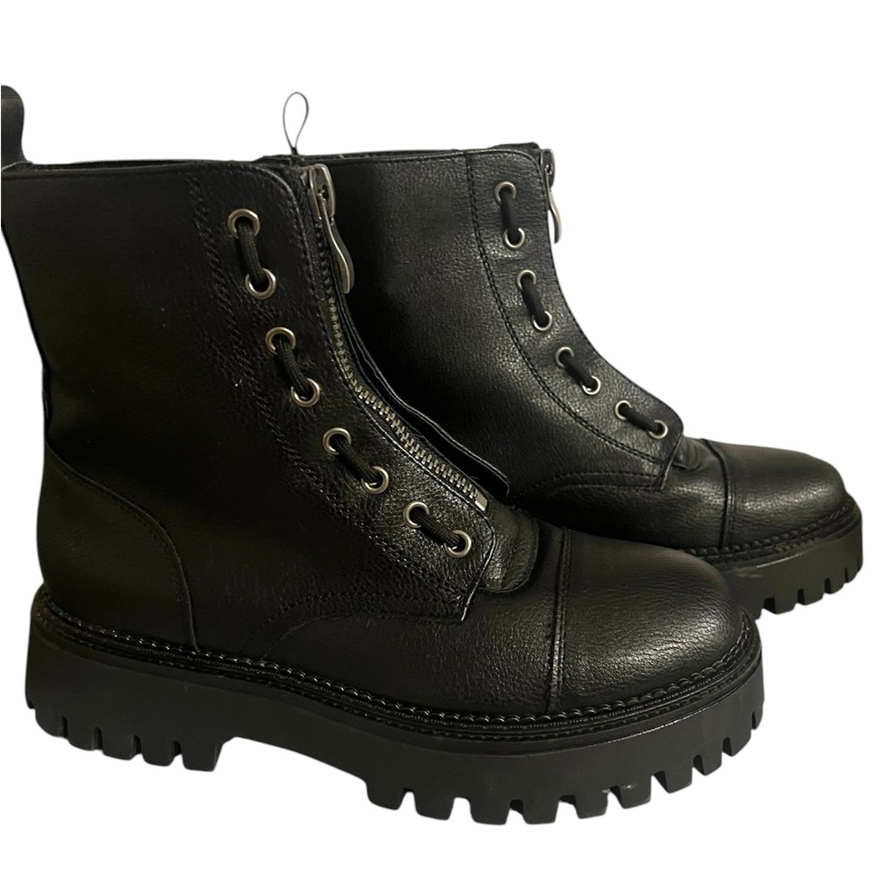 Sincerely Jules zipper platform boots 8.5